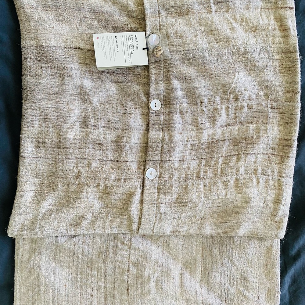 2 x West Elm Handcrafted Pillow Covers (19.5x19.5)